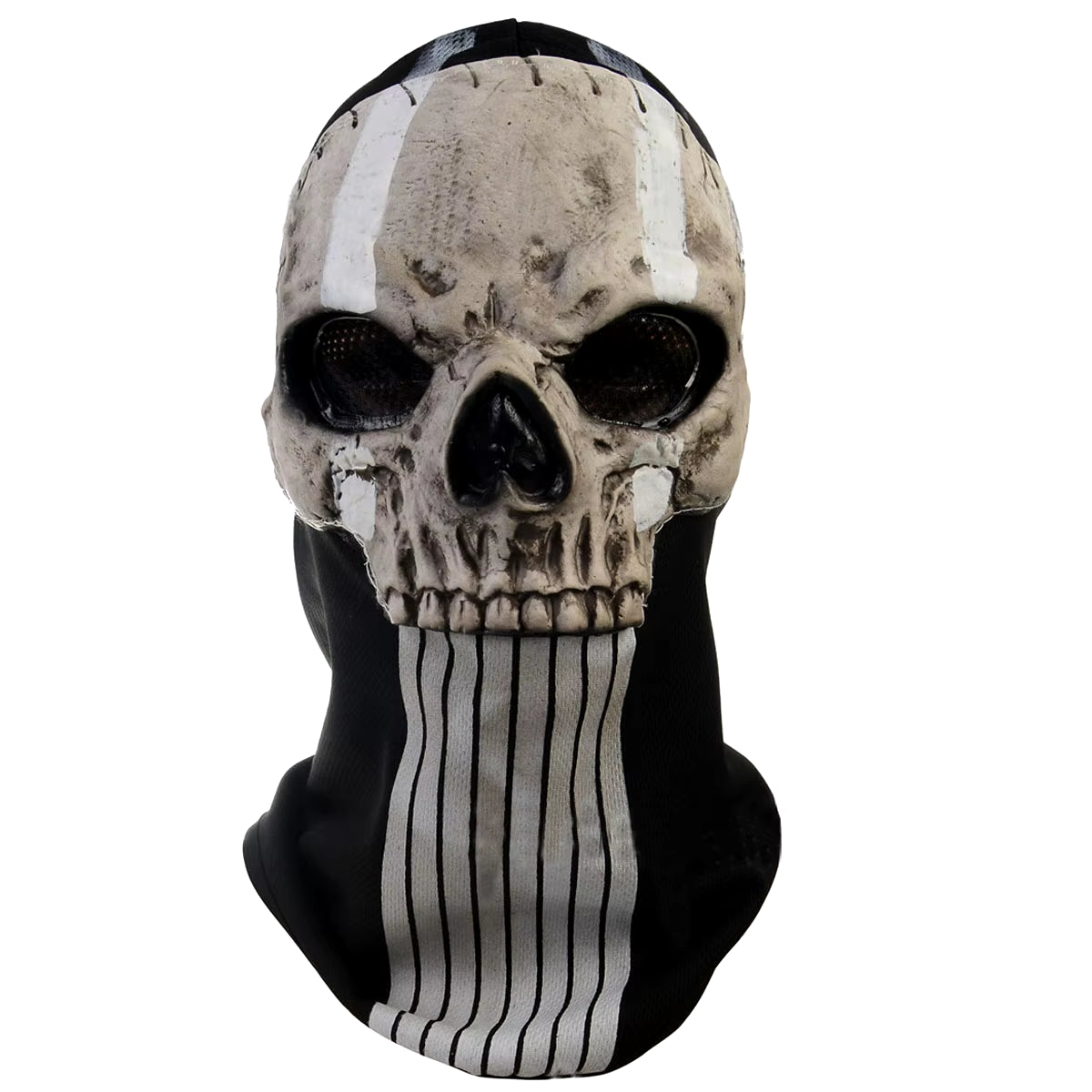 Horror Call of Duty Ghost Tactical Skull Mask Halloween Perform Party Masquerade Prop Helmet Cosplay Latex Headgear