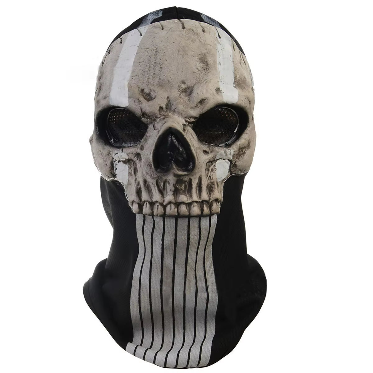 Horror Call of Duty Ghost Tactical Skull Mask Halloween Perform Party Masquerade Prop Helmet Cosplay Latex Headgear