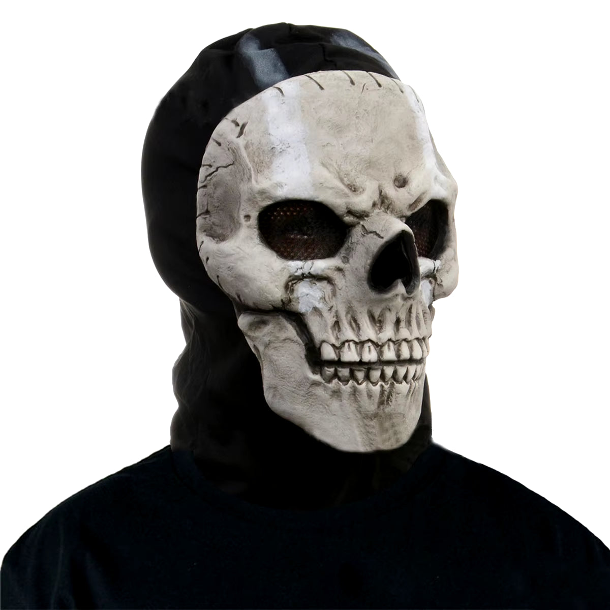 Horror Call of Duty Ghost Tactical Skull Mask Halloween Perform Party Masquerade Prop Helmet Cosplay Latex Headgear