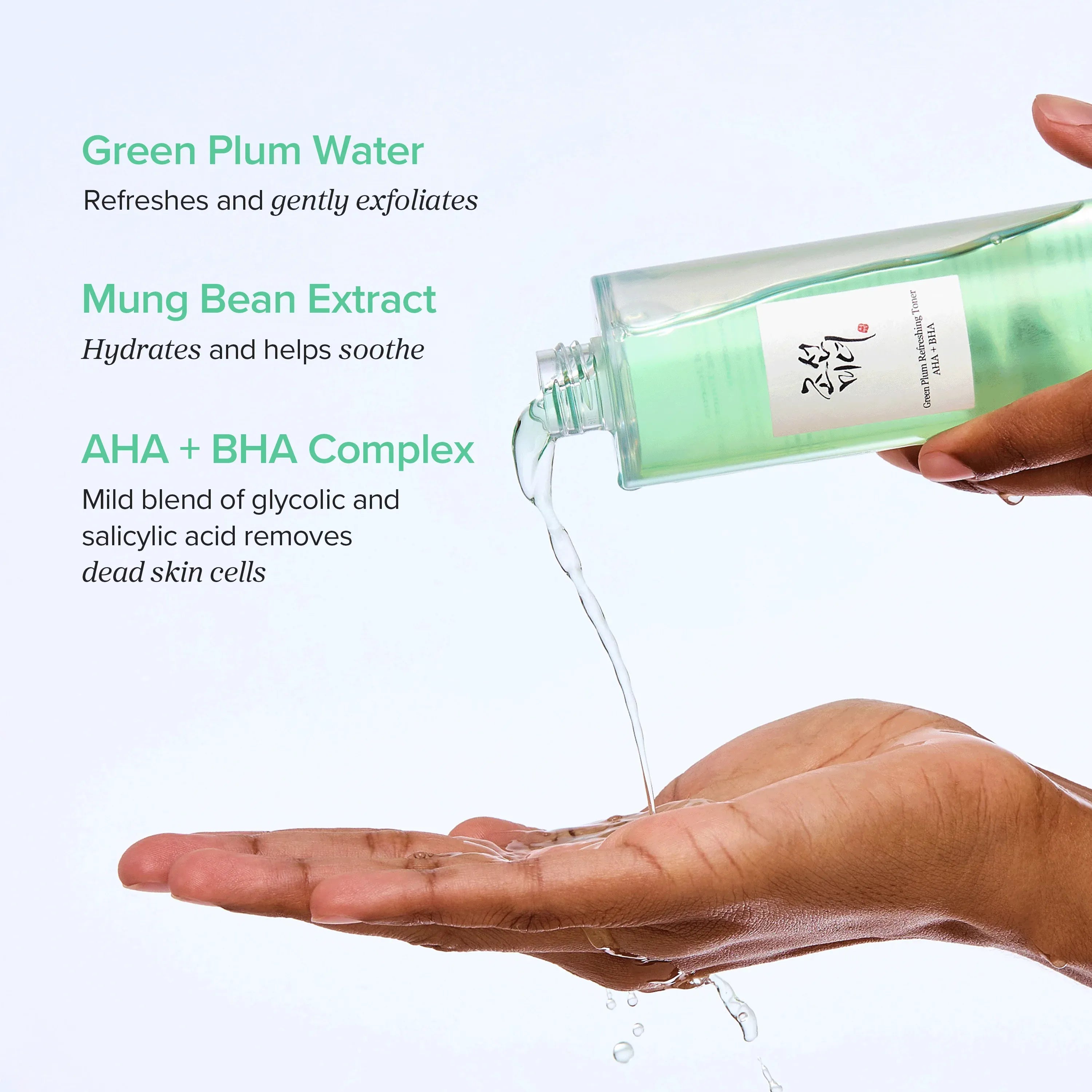 Green Plum Refreshing Toner : AHA + BHA 150ml