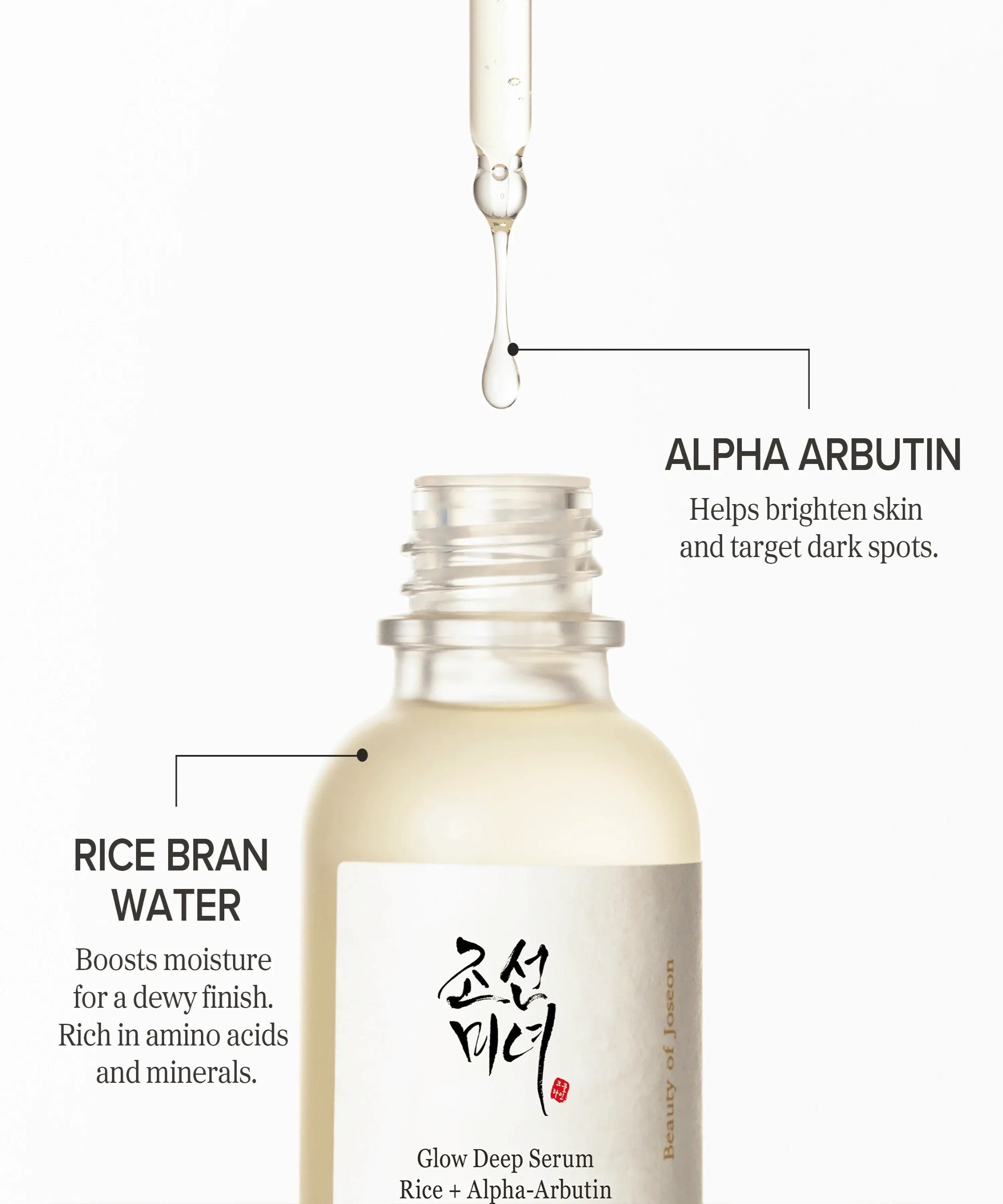 Glow Deep Serum : Rice + Alpha Arbutin 60ml