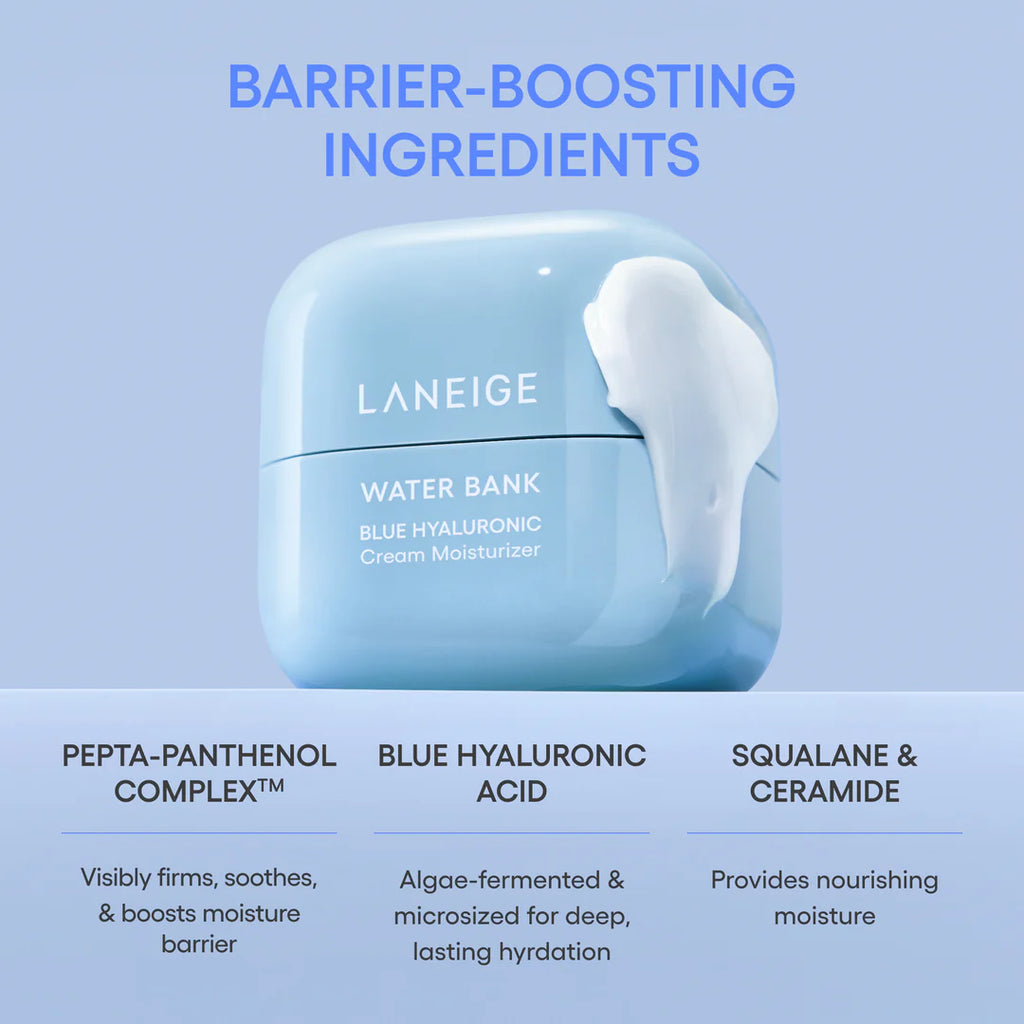 Water Bank Blue Hyaluronic Acid Cream Moisturiser 50ml